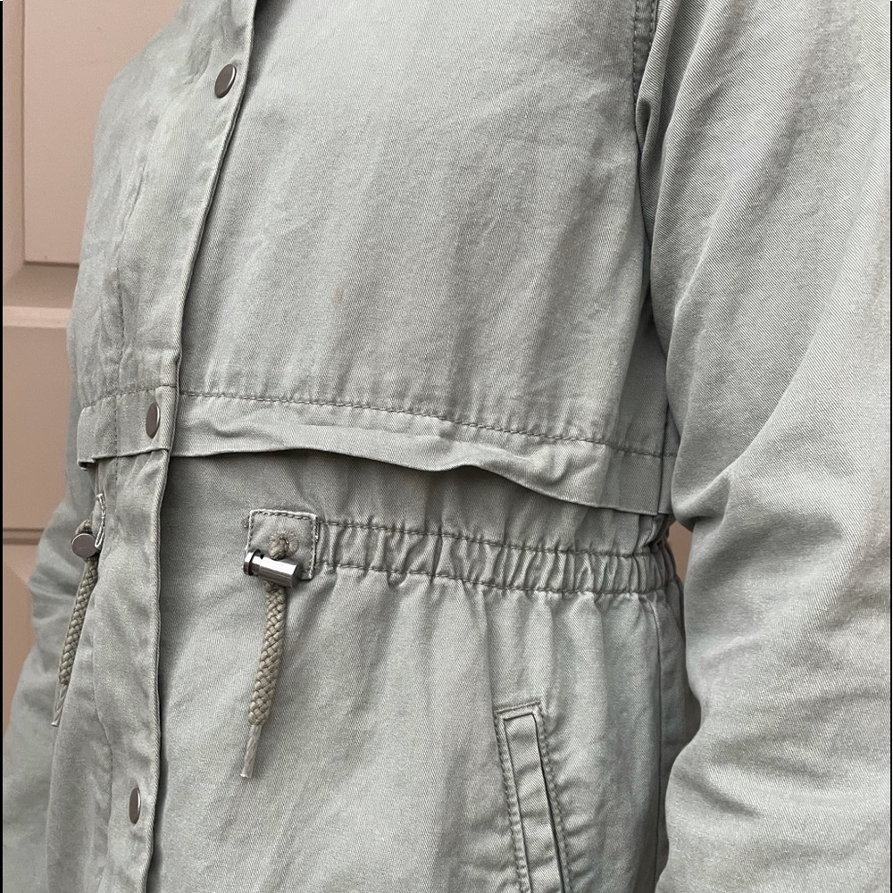 Old Navy Hooded Scout Jacket for Girls Sage Green
